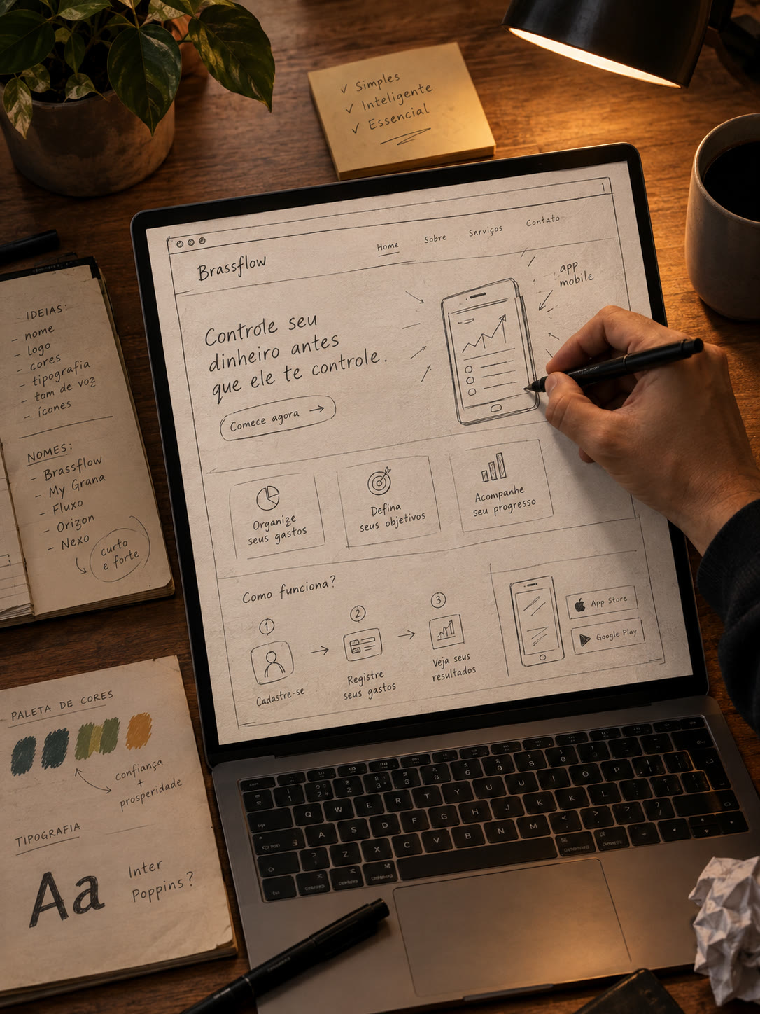 Design de landing page sob medida, sem template genérico